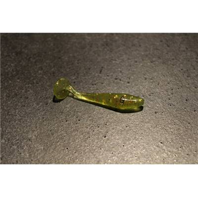 Micro shad chartreuse (3,8 cm)