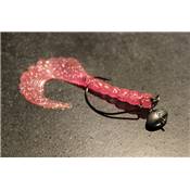 Tête football articulée avec gator rose (7,5 cm)