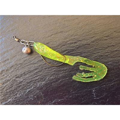 Jika rig avec swim fry charteuse