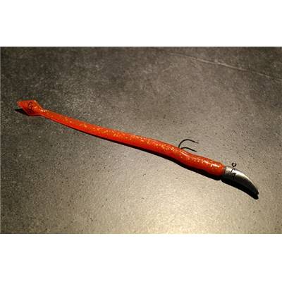 Tête bavette avec dragon lançon rouge (15 cm)